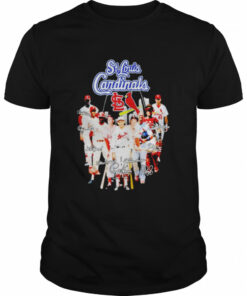St Louis Cardinals legend signatures shirt 1