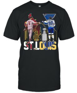 St Louis St Louis Cardinals Albert Pujols St Louis Blues Ryan OReilly shirt 1