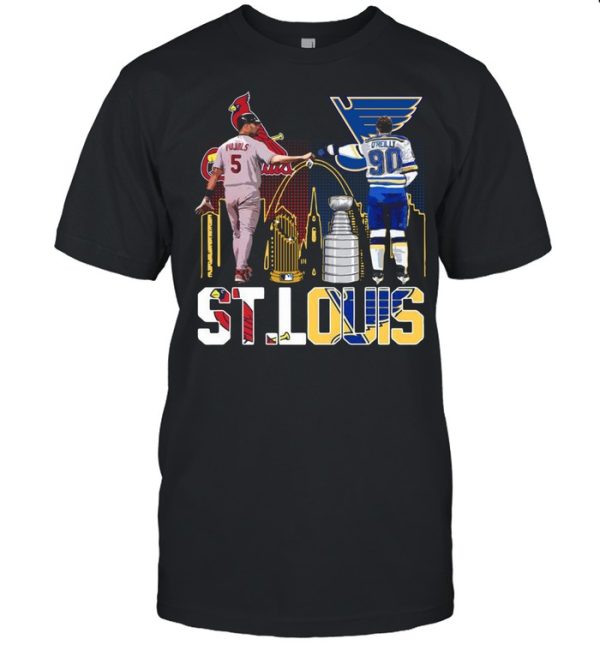 St. Louis St. Louis Cardinals Albert Pujols St. Louis Blues Ryan OReilly shirt