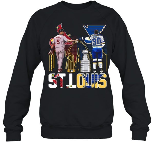 St. Louis St. Louis Cardinals Albert Pujols St. Louis Blues Ryan OReilly shirt