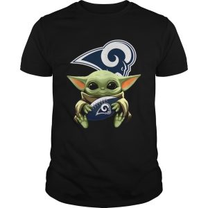 Star Wars Baby Yoda Hug Los Angeles Rams shirt