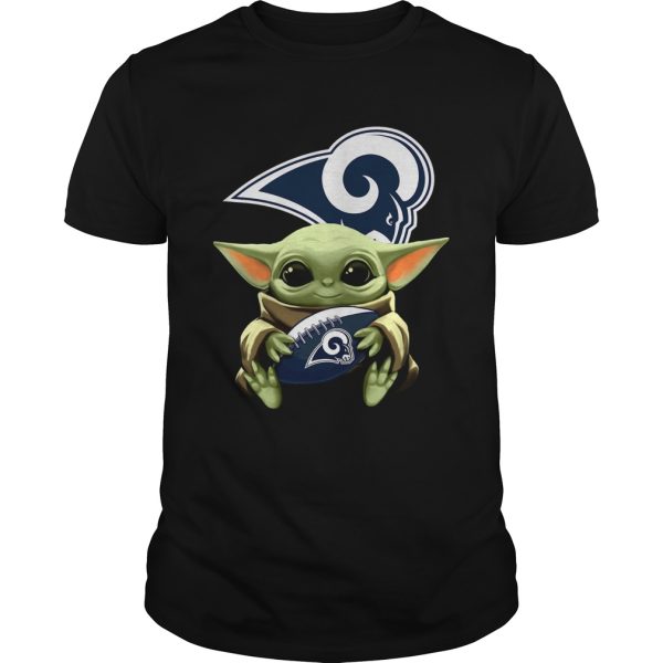 Star Wars Baby Yoda Hug Los Angeles Rams shirt