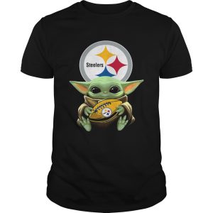 Star Wars Baby Yoda Hug Pittsburgh Steelers shirt