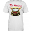 Star Wars Baby Yoda Hug Tim Hortons Mask Covid 19 T-Shirt