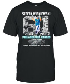 Stefen Wisniewski Philadelphia Eagles 2016 2018 signature shirt 1