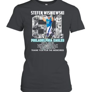 Stefen Wisniewski Philadelphia Eagles 2016-2018 signature shirt