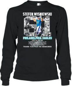 Stefen Wisniewski Philadelphia Eagles 2016-2018 signature shirt 2 Stefen Wisniewski Philadelphia Eagles 2016 2018 signature shirt 3