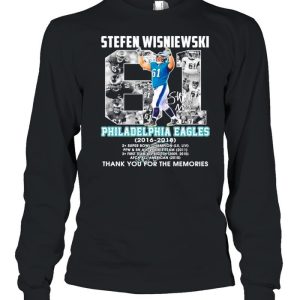 Stefen Wisniewski Philadelphia Eagles 2016 2018 signature shirt 3