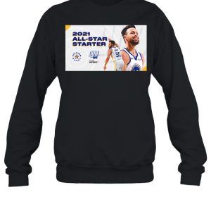 Stephen Curry 2021 All Star Starter Dub the vote sponsored by Verizon shirt 3