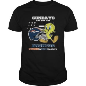 Sundays Are The Broncos Orange And Blue Forever Veteran shirt