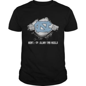 Supperman north carolina tar heels shirt