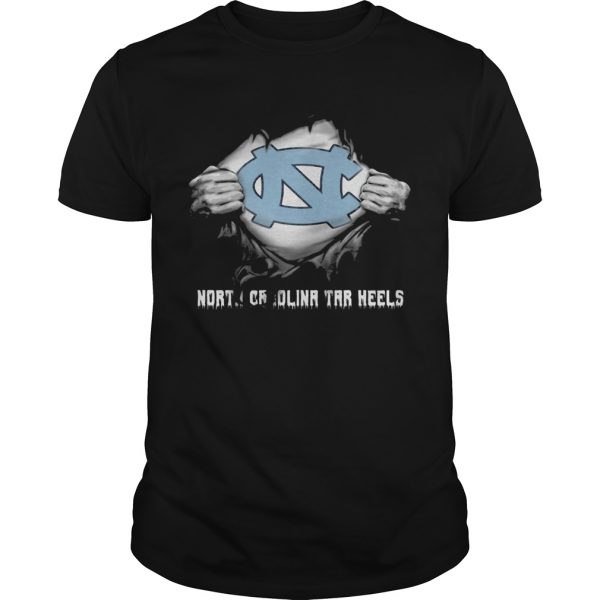 Supperman north carolina tar heels shirt