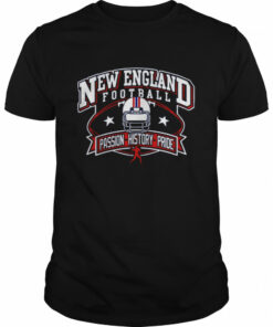 Team Passion History Pride Vintage Navy New England Retro American Football shirt 1