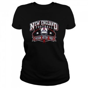 Team Passion History Pride Vintage Navy New England Retro American Football shirt