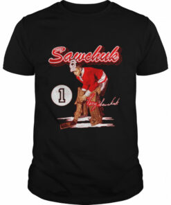 Terry Sawchuk Detroit Hockey Signatures Shirt 1