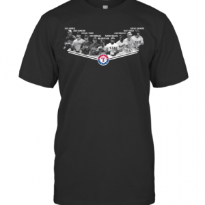 Texas Rangers Legends Elvis Andrus Josh Hamilton Michael Young T-Shirt