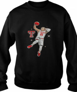Texas Tech Red Raiders Adonis Arms dunk shirt 4