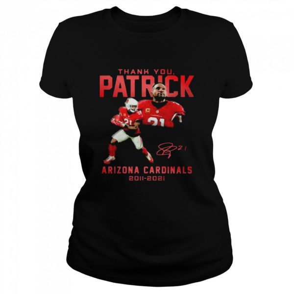 Thank You Patrick Arizona Cardinals 2011 2021 Signature Shirt