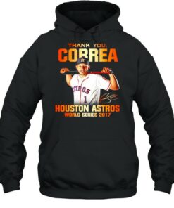 Thank you Correa Houston Astros world series 2017 signature shirt 5