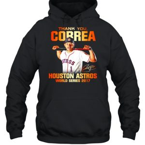 Thank you Correa Houston Astros world series 2017 signature shirt 5