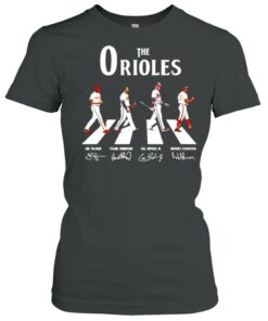 The Baltimore Orioles abbey road signatures shirt 1 The Baltimore Orioles abbey road signatures shirt 2
