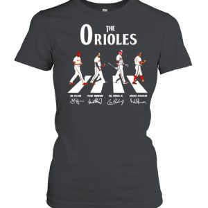 The Baltimore Orioles abbey road signatures shirt