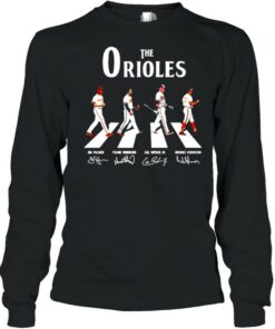 The Baltimore Orioles abbey road signatures shirt 2 The Baltimore Orioles abbey road signatures shirt 3