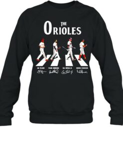 The Baltimore Orioles abbey road signatures shirt 3 The Baltimore Orioles abbey road signatures shirt 4