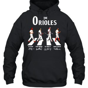 The Baltimore Orioles abbey road signatures shirt 5