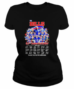 The Bills 62nd Anniversary 1960 2022 thank you for the memories shirt 2