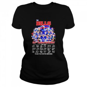 The Bills 62nd Anniversary 1960 2022 thank you for the memories shirt