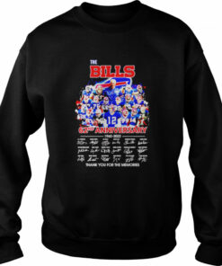 The Bills 62nd Anniversary 1960 2022 thank you for the memories shirt 4