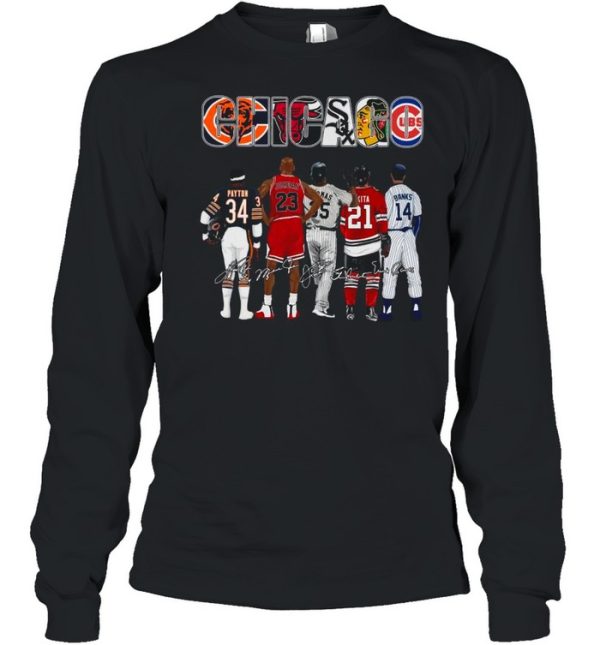 The Chicago Sport Teams Payton Jordan Thomas Mikita And Banks Signatures shirt