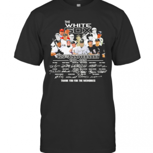 The Chicago White Sox 120Th Anniversary 1900 2020 Thank You For The Memories Signatures T-Shirt