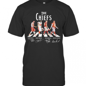 The Chiefs Abbey Road Players Signatures T-Shirt