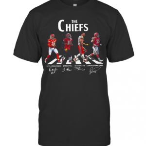 The Chiefs Patrick Mahomes Tyreek Hill Travis Kelce Laurent Duyearay Tardif T-Shirt