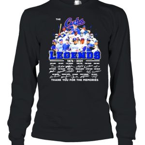 The Cubs Legends 1876 2021 Thank You For The Memories Signature Shirt 3