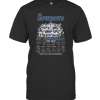 The Dallas Cowboys 60Th Anniversary 1960 2020 Signature Thank You For The Memories T-Shirt