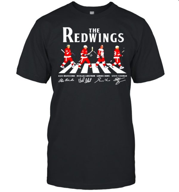 The Detroit Red Wings abbey road signatures shirt