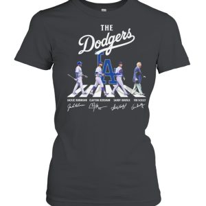 The Dodgers Abbey road signatures 2021 shirt