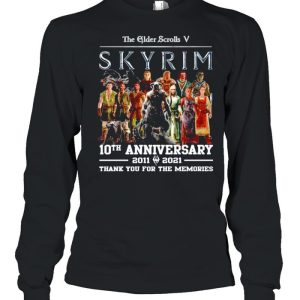 The Elder Scrolls V Skyrim 10th anniversary 2011 2021 shirt 3