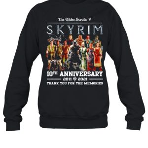 The Elder Scrolls V Skyrim 10th anniversary 2011 2021 shirt 4