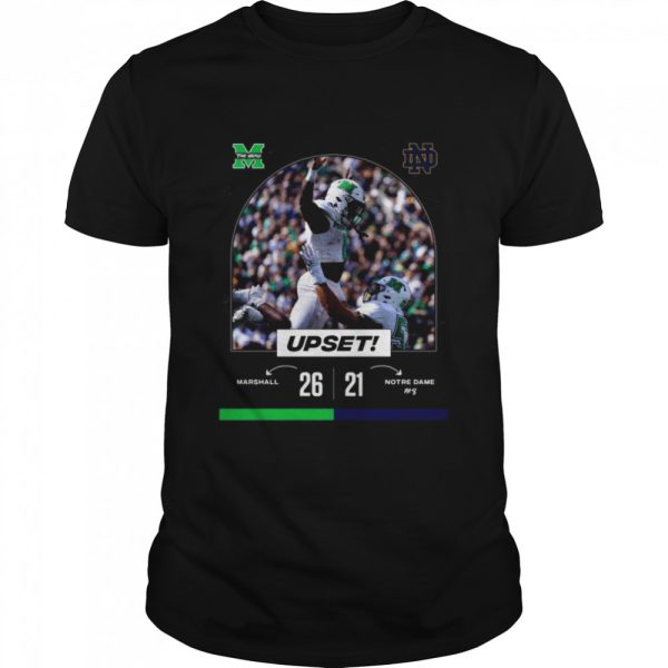 The Herd Up Set Marshall 26 vs 21 Notre Dame shirt