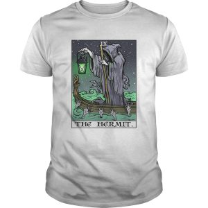 The Hermit Tarot Card Gothic Halloween Grim Reaper Goth Gift shirt