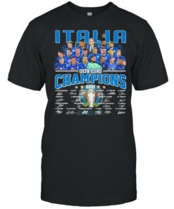 The Italia UEFA Euro Champions 2021 Signatures shirt 1