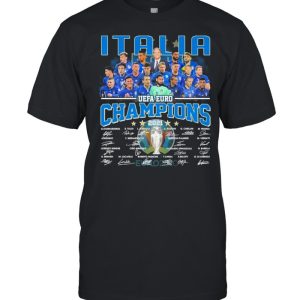 The Italia UEFA Euro Champions 2021 Signatures shirt