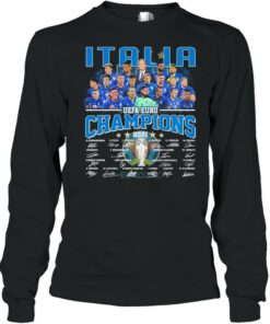 The Italia UEFA Euro Champions 2021 Signatures shirt 2 The Italia UEFA Euro Champions 2021 Signatures shirt 3