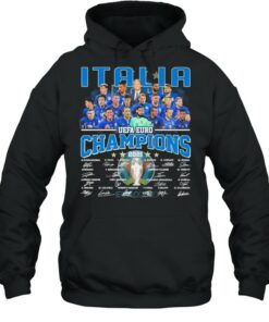 The Italia UEFA Euro Champions 2021 Signatures shirt 4 The Italia UEFA Euro Champions 2021 Signatures shirt 5