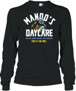 The Mandalorian Mando's daycare this is the way shirt 3