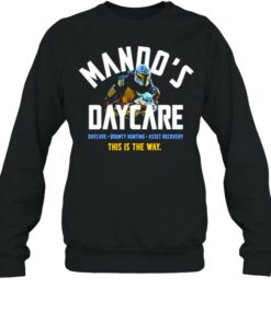 The Mandalorian Mando's daycare this is the way shirt 4